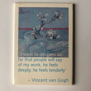 Souvenir from Amsterdam.Van Gogh magnet